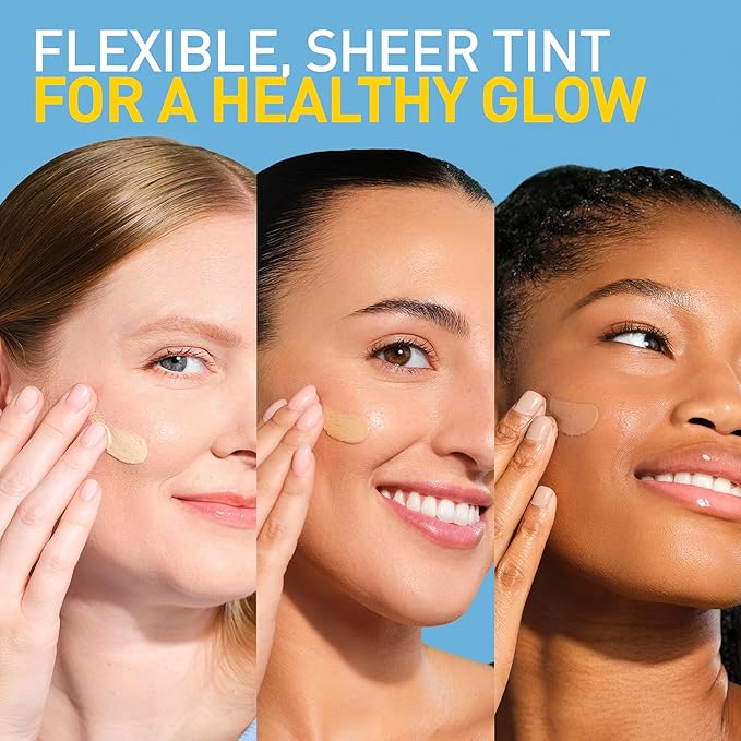 CeraVe Hydrating Mineral Sunscreen SPF 30 with Sheer Tint, Tinted Mineral Sunscreen with Zinc Oxide & Titanium Dioxide, Blends Seamlessly For Healthy Glow, Medium, 1.7 Fluid Ounce