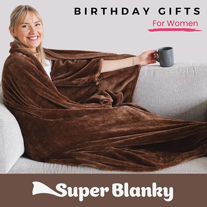 Wearable Blankets for Women, Adult Wearable Blanket Men, Top Christmas Gifts for Women, Wife Birthday Gift Ideas
