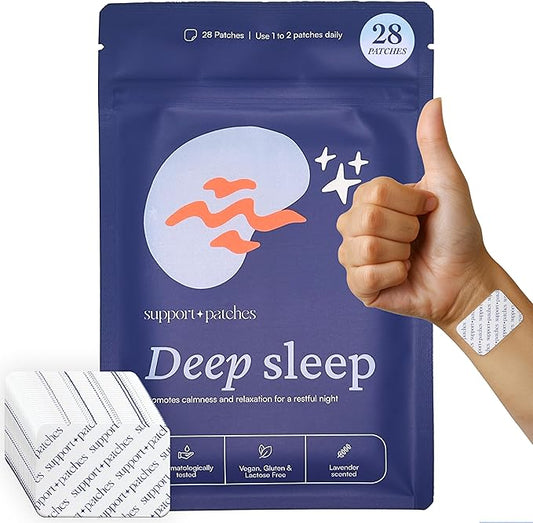 Deep Sleep Patches for Adults Extra Strength — Sleep Patch with Melatonin 5mg & Valerian, Relax & Wake Up Refreshed, Extended Release Melatonin Back to Sleep Calm Aid for Adults, 28 Patches