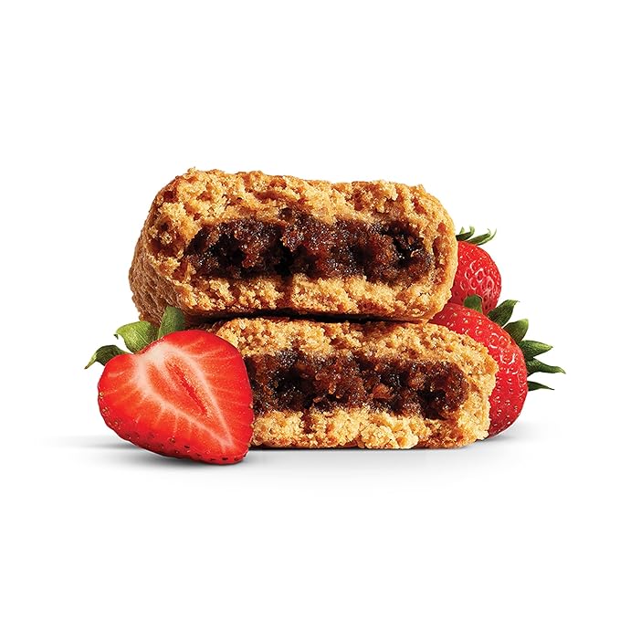 Nature's Bakery Whole Wheat Fig Bars, Real Fruit, Strawberry, 12 Twin packs