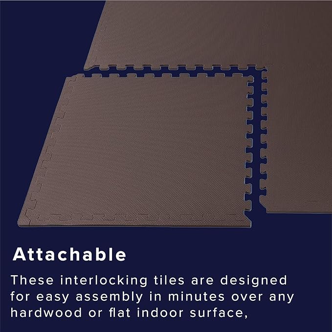 We Sell Mats – ½ Inch Thickness Multipurpose EVA Foam Floor Tiles – Interlocking Floor Mat for Indoor Gym, Playroom, and Home Use
