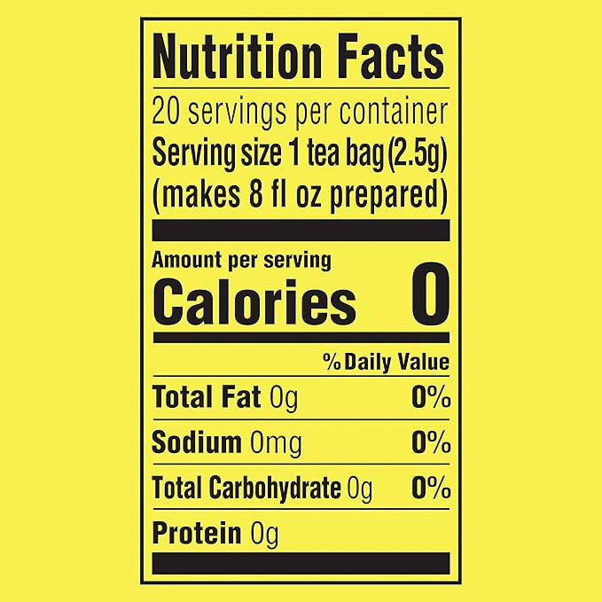 Lipton Black Tea Bags, Hot or Iced, Black tea with Caffeine, 240 Total Bags (20ct - Pack of 12)