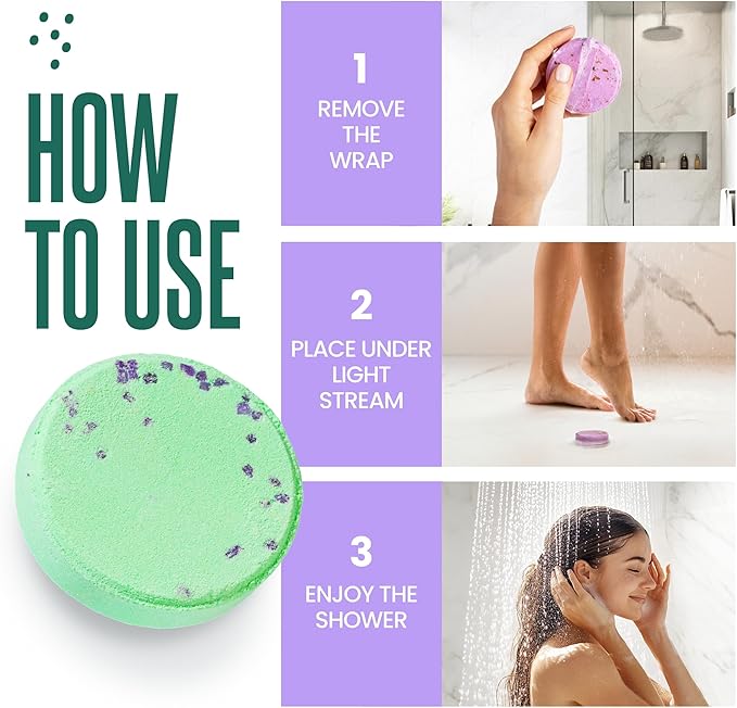 Cleverfy Shower Steamers Aromatherapy – Stocking Stuffers for Women, Teens and Wife – Christmas Gifts for Women and Teen Girls – White Elephant Gifts for Adults – 6 Tablets