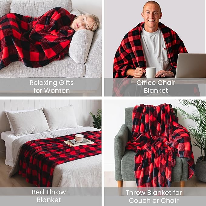 Wearable Blankets for Women, Adult Wearable Blanket Men, Top Christmas Gifts for Women, Wife Birthday Gift Ideas