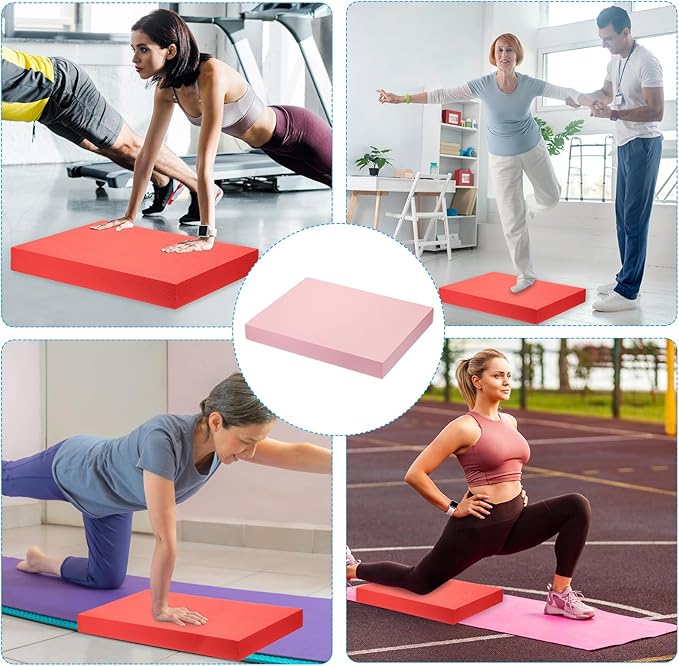 PATIKIL Balance Pad Non-Slip TPE Foam Pad Cushion Exercise Yoga Mat Knee Pad for Fitness Stability Core Training Stretching