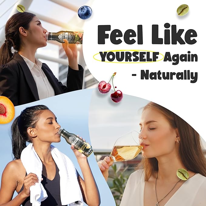 Karviva Juice Cleanse For Women's Health & Hormonal Balance | Ancient Remedies For Weight Control, Energy Boost, Skin Health | Detox, Energy, Collagen Boost, and Destress | TCM-Inspired Relief | Non-GMO, 6 BPA-Free Bottles