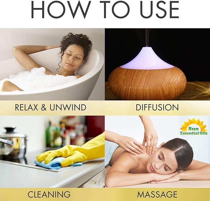 Sun Essential Oils 2oz - Spearmint Essential Oil - 2 Fluid Ounces