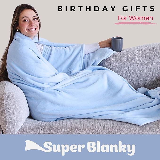 Wearable Blankets for Women, Adult Wearable Blanket Men, Top Christmas Gifts for Women, Wife Birthday Gift Ideas