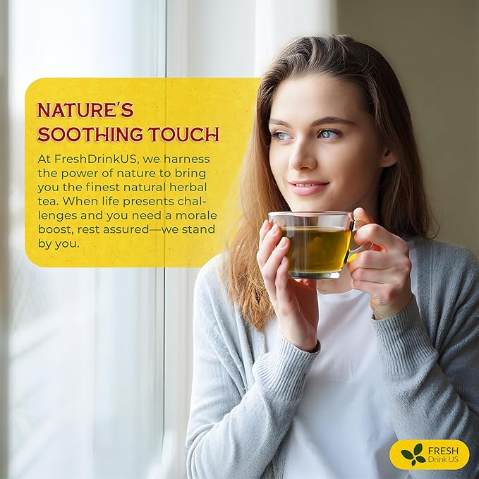 FreshDrinkUS, Yerba Mate Tea Bags | 120 Tea Bags | Traditional South American Herbal Tea – Smooth & Refreshing Flavor – Premium Quality, Sustainably Sourced. Vegan.