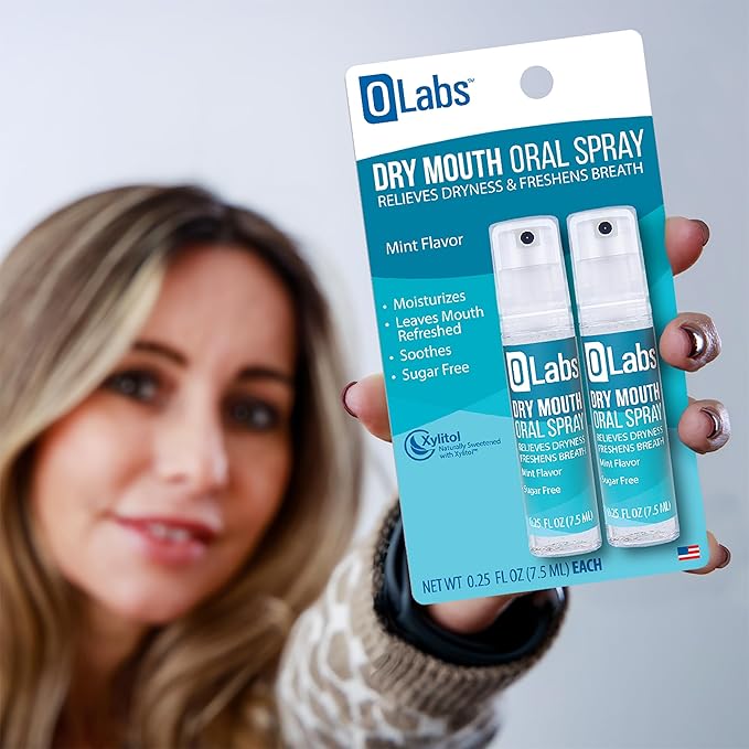 Dry Mouth Spray - Mint Flavor Breath Spray for Fresh Breath, Sugar Free, Alcohol Free, Value Pack includes One 1.5 oz Spray and Two Travel Freindly 0.25 oz Sprays