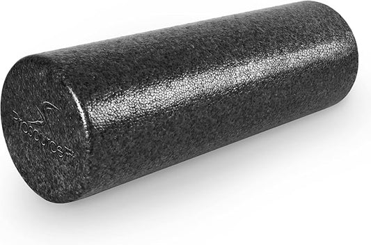 ProsourceFit High Density Foam Rollers 12 - inches Long, Firm Full Body Athletic Massage Tool for Back Stretching, Yoga, Pilates, Post Workout Muscle Recuperation