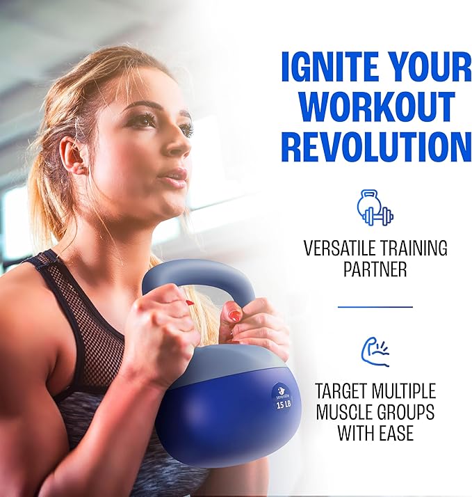 Soft Kettlebells, Serenilite Kettlebell Sets, Kettle Bell Sets for Women & Men, Safe Strength Training Kettlebells, Kettlebell Weights for Home Workouts & More.