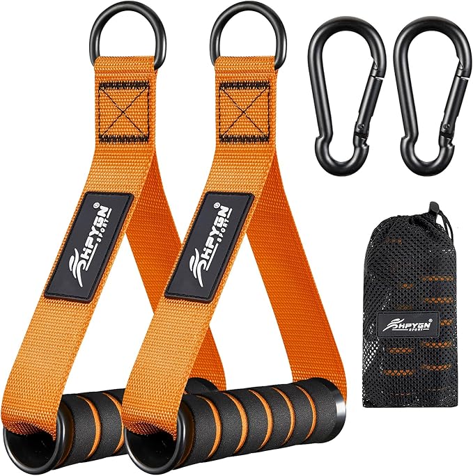 HPYGN Exercise Handle, Replacement Fitness Equipment for Pilates, Yoga, Strength Trainer, Pull Down Home Gym Red, Grey, Blue Working Out Handle