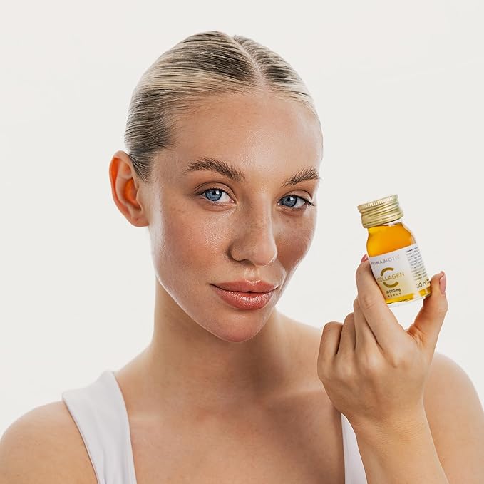 Liquid Collagen - High Collagen Content [10,000 Mg] Per Serving - Hydrolyzed Collagen and 12 Vitamins - Gluten Free- 900 Ml - Pack of 30 Bottles x 30 Ml (1)