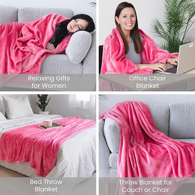 Wearable Blankets for Women, Adult Wearable Blanket Men, Top Christmas Gifts for Women, Wife Birthday Gift Ideas