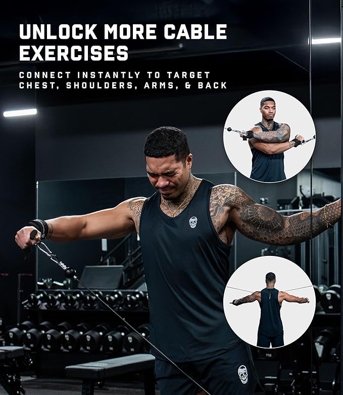 Gymreapers GripLink Lifting Straps – Heavy Duty D-Ring Weight Lifting Wrist Straps with Anti-Slip Silicone Grip Beads, Cushioned & Adjustable Support for Deadlifts, Powerlifting, Cable Machines & Gym Training