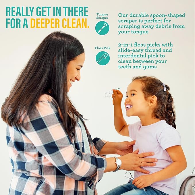 GuruNanda Family Complete Oral Care Set – The Ultimate Routine with Oil Pulling, Toothbrush, Toothpaste, Tongue Scraper, Floss Picks, Mouthwash & Whitening Strips