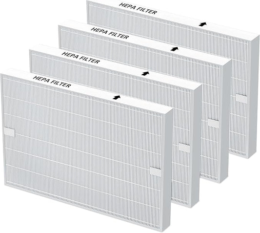 4 Pack AP-1512HH HEPA Filter Replacement for Coway Airmega AP-1512HH and Airmega 200M Air Purifiers, True HEPA Filter, Item NO # 3304899