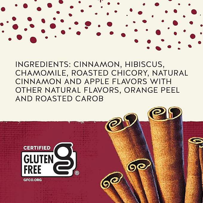 Celestial Seasonings Cinnamon Apple Spice Herbal Tea, Caffeine Free, 20 Tea Bags Box (Pack of 6)