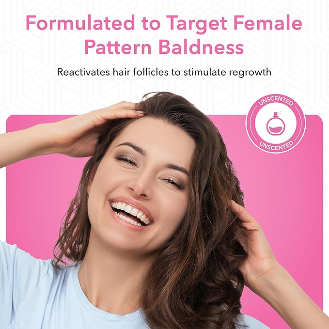 Hair-Regen Women’s 5% Minoxidil Foam – 1-Month Supply for Hair Regrowth – Clinically Proven Topical Treatment for Thinning Hair, Hair Loss & Female Pattern Baldness – Minoxidil for Women