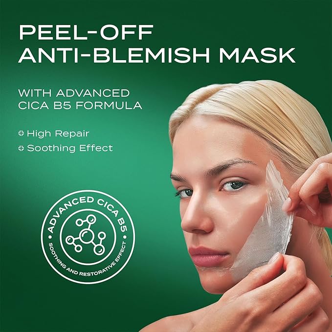 Phytox Cica B5 Wrapping Mask – K-Formulated Soothing & Hydrating Peel-Off Mask with Cica, Hyaluronic Acid & Panthenol – Calming, Brightening, Firming Face Mask – Dermatologist Tested, 70 ml