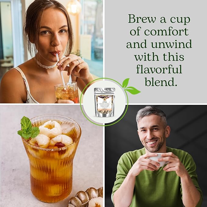 Nelson's Tea Vanilla Nut Spice - Cut & Sifted, Low Caffeine Rooibos Loose Leaf Tea with Honeybush, Yerba Mate, Chicory Root, Licorice Root, Cardamom Seeds, Coconut and Marigold Herbal Blend (Sample 0.4 Oz)