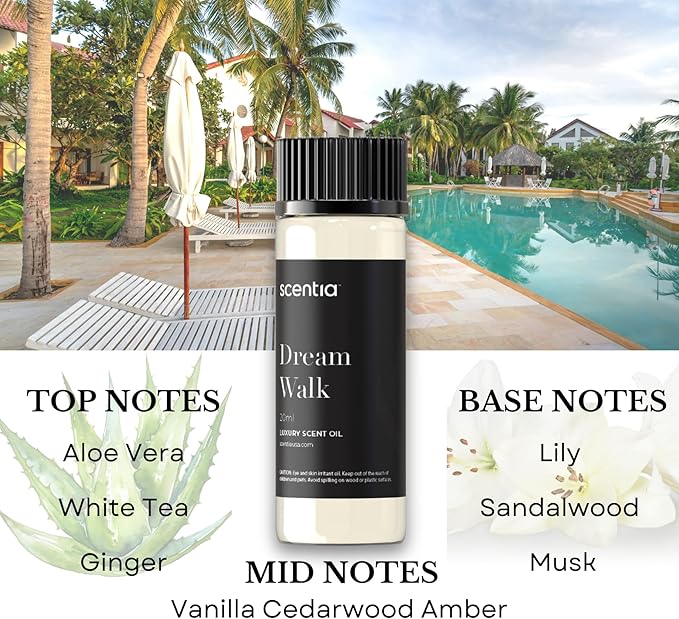 My Way Hotel Diffuser Oil | Aromatherapy Fragrances Inspired by 5-Star Hotels | Luxurious Scents Gift Set-5x20ml Bottles Set-The 1 Hotel Miami Beach & 5-Star Hotels