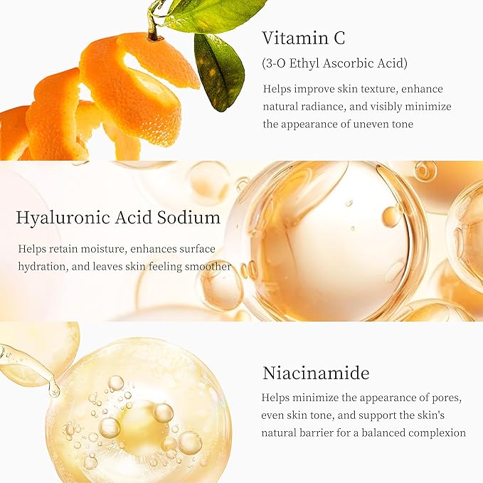 Vitamin C Face Cream,Niacinamide & Hyaluronic Acid,Hydrating Moisturizer for Glowing Skin, Dark Spot Care, Protection 50g | Tk Viral Korea Cream,Gift,Women