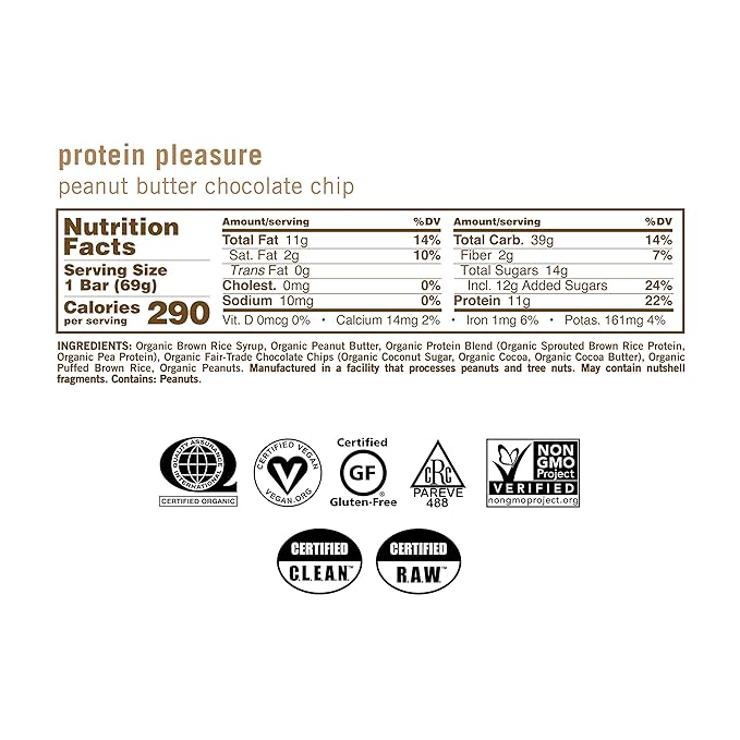 GoMacro MacroBar Mini Organic Vegan Snack Bars - Oatmeal Chocolate Chip (24 Count) and GoMacro MacroBar Organic Vegan Protein Bars - Peanut Butter Chocolate Chip (12 Count)