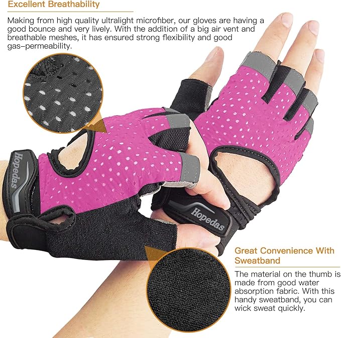 Workout Gloves Weight Lifting Gloves Palm Support Protection for Men Women, Exercise Gloves Sports for Training, Fitness, Gym,