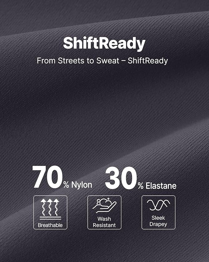 G4Free ShiftReady Womens Ankle Dress Yoga Pants with Pockets Stretchy Business Casual Slacks Work Trousers Travel Pant