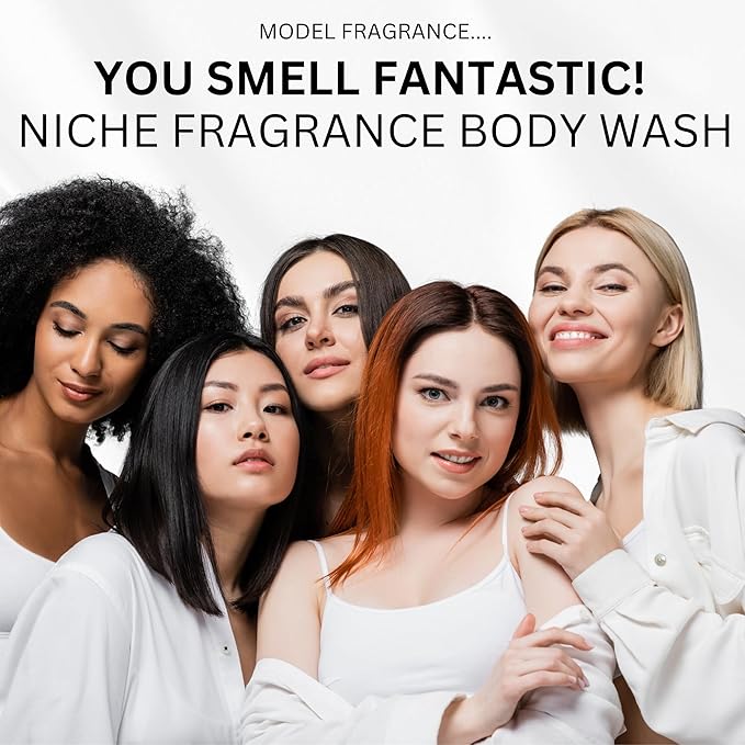 Model Royal Gourmand Body Gel | Pineapple, Patchouli, and Bergamot a Scented | Hydrating, Nourishing, and Refreshing Shower Gel | Scented Spa Products | Premium Body Cream for Clean, Soft Skin