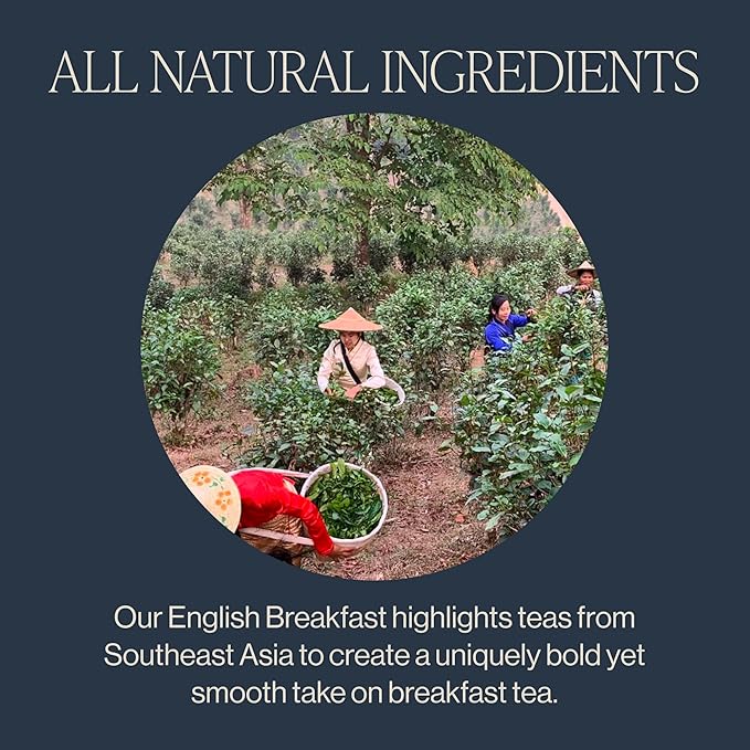 Rishi Tea English Breakfast Tea - Organic Loose Leaf Pure Black Tea, Energizing & Caffeinated, Ideal for Hot or Iced Tea - 4 Ounces, 11+ Servings