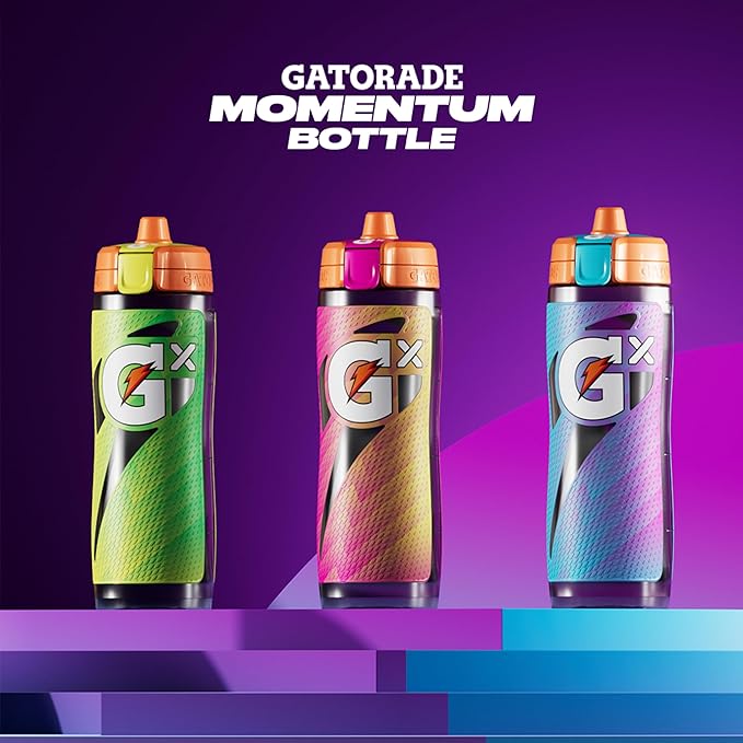 Gatorade Gx Bottle, Momentum Neon Blue
