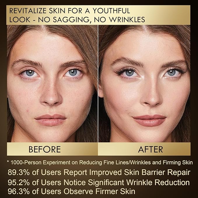 Collagen, Hyaluronic acid, Oligopeptides, Vitamin C, Retinol, Niacinamide, Ceramide - Anti-Aging Face Moisturizer for Face, Firming Skin Care,Neck & Upper Chest - Made in USA,1.7 fl.oz.