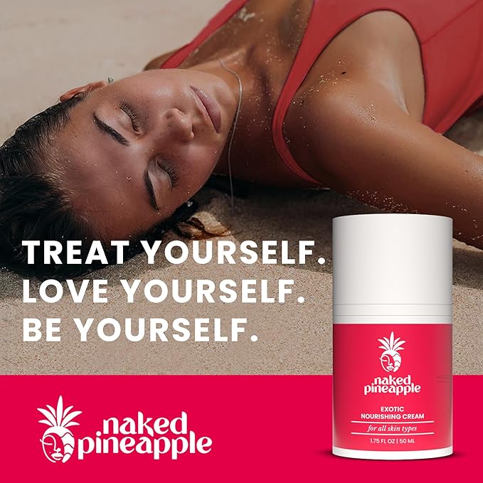 Exotic Nourishing Cream - Rich Enzyme Blend with Vitamin C for Moisturization, Fine Lines, Wrinkles, Elasticity & Hydration - 2oz