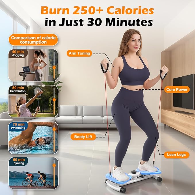 waist twisting machine for Exercise, Ab Twister Board, Core Twister for Women & Home Fitness, twist board for exercise,300 LBS Capacity