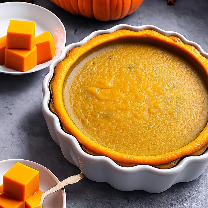 Pumpkin Soufflé Strongly Scented Hand Poured Vegan Wax Melts, 12 Scented Wax Cubes, 6.4 Ounces in 2 x 6-Packs