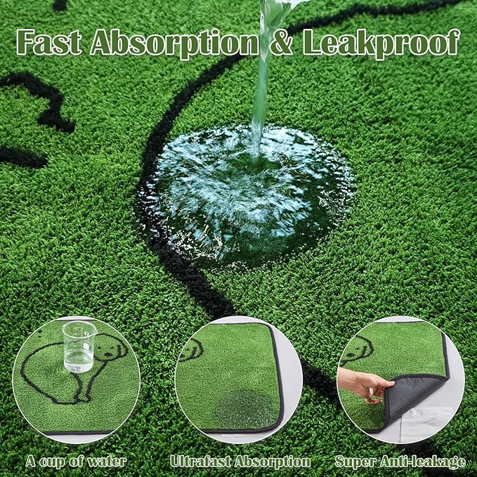 Qeils Reusable Puppy Pads, Washable Pee Pads for Dogs 4 Pack Durable Absorbent Leakproof Dog Training Pads for Home or Travel, Non-Slip Wee Wee Pads Potty Pads 30"x34"