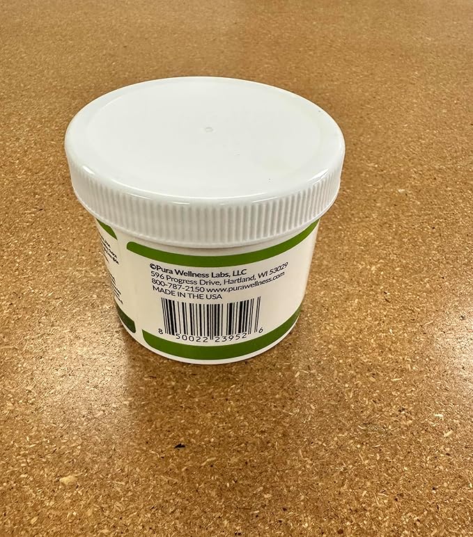 Wellness Professional Herbal Massage Cream, 4oz, Pura Massage Cream for Muscle Relief, Professional Deep Tissue Therapy, Wellness Herbal Massage