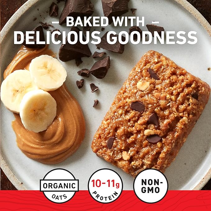 CLIF BAR - Peanut Butter Variety Pack - 2 Flavors - Made with Organic Oats - Energy Bars - Non-GMO - Plant Based Protein Bars (20 Pack)