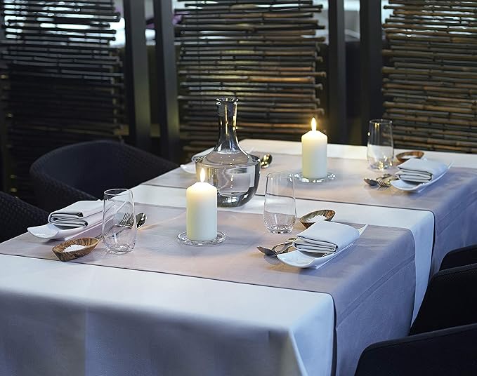 BOLSIUS Ivory Pillar Candles - 20 Pack 2x4 inch Pillar Candle Set - 20 Hours Dripless & Smokeless Clean Burning Dinner Candles - Premium Europen Quality - Palm Oil Free - 0% Animal Fat - Party Candles