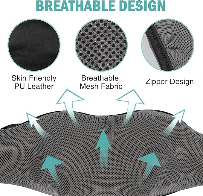 DAILYLIFE Shiatsu Neck and Back Massager with Heat, Electric Deep Kneading Massager for Neck Pain, Shoulder, Waist, Leg and Foot, Stress Relief for Men, Women, Mom, Dad