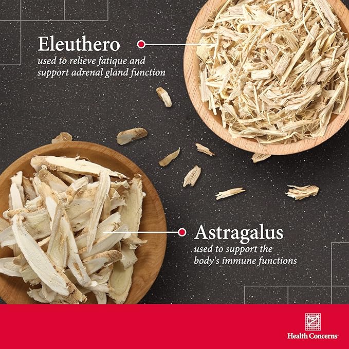 Health Concerns Astra 8 – Immune System Support & Fatigue Help – Energy Boost Supplement – Adaptogenic Herbal Blend with Astragalus & Ginseng – Chinese Herbal Supplements – 270 Capsules