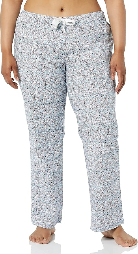 Amazon Essentials Women's Poplin Sleep Pant