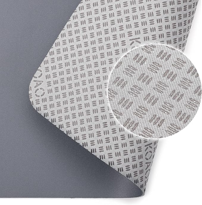 TOBWOLF Non-Slip Workout Mat for Ellipse Leg Exerciser, Ellipse Machine Mat, Exercise Mat for Under Desk Ellipticals, Suitable for Electric Seated Foot Pedal Exerciser, Stability & Floor Protection