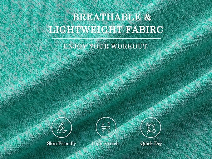 Kimmery Workout Tops for Women Long Sleeve Shirts for Women Quick Dry Line Decor Yoga Tops Sizes S-3XL