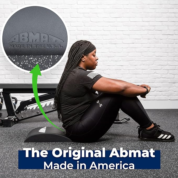 ABMAT Sit Up Mat- Premium Foam Abmat - The Original Abdominal and Core Trainer Mat for Full Range of Motion Sit ups, Crunches and Ab Workouts