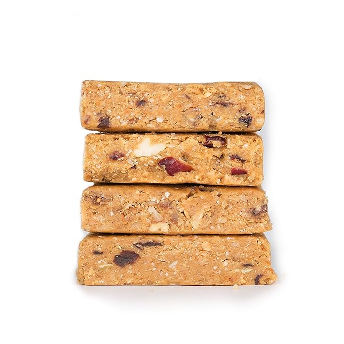 Big Spoon Roasters Nut Butter Bars Pack Cherry Pecan, Apricot Pepita, Cranberry Cashew & Figgy Chai High Protein Bars Variety Pack with Non GMO Pea Protein 12 Count (3 of Each Flavor) 1 Case Variety