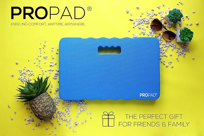 Thick Kneeling Pad, Garden Kneeler for Gardening, Bath Kneeler for Baby Bath, Kneeling Mat for Exercise & Yoga, Knee Pad for Work, Floor Foam Pad, Extra Large (XL) 18 x 11 x 1.5 Inches, Blue